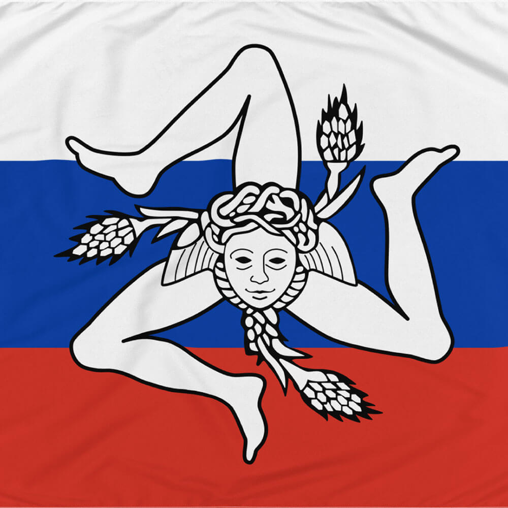 Bandiera Sicilia-Russia